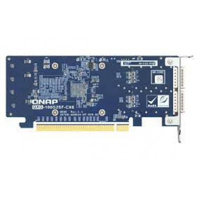 QNAP QXG-10G1T Single-port 10Gbase-T 10GbE network expansion card PCIe Gen3 x4 Low-profile bracket pre-loaded Low-profile flat